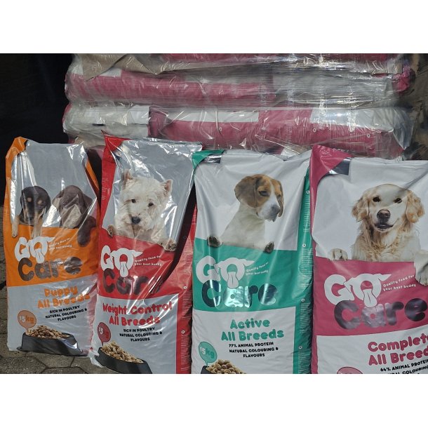 Go Care Dog - Bland 1 palle 48 stk. 720 kg