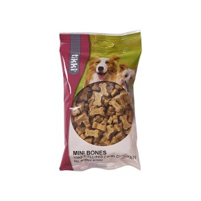 Sm godbidder med fjerkr til hunde 200g