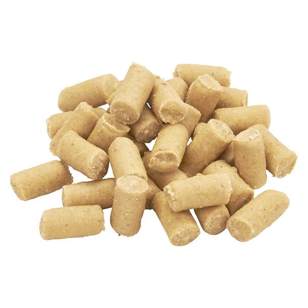 Trningsbidder med okse, kylling eller laks 500g