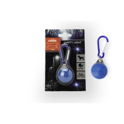 Led lys m karabinkrog Bl/Rd