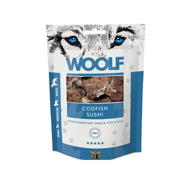 Hundesnack  Torsk sushi, 100 g