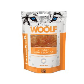 Kylling og seafood hundesnack  100 g