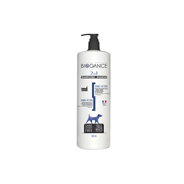 Biogance Dog 2 i 1 shampoo 1 Liter