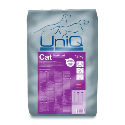 UniQ Cat Sterilized 12 kg [DK]