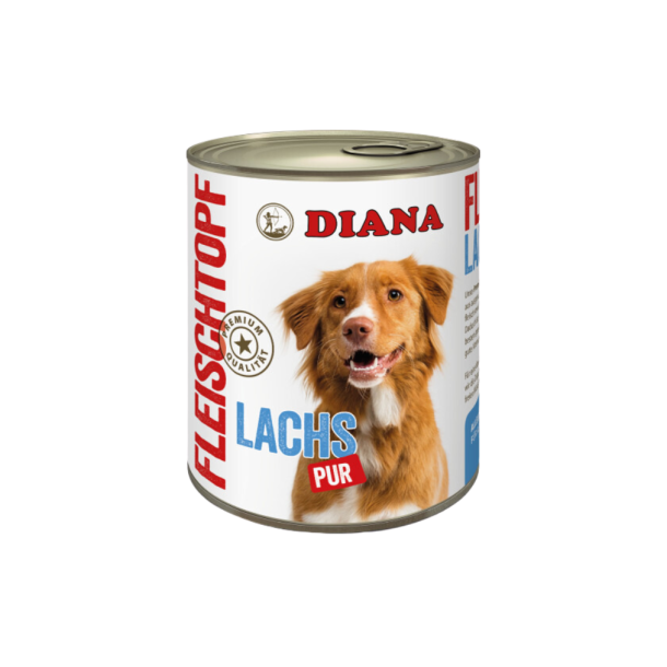 Vdfoder med laks 800g  Premium laks til hunde