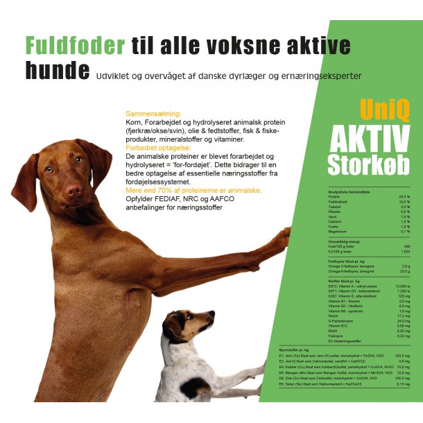 UniQ Storkb Aktiv  1 Palle  648 kg