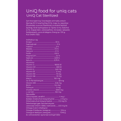 UniQ Cat Sterilized 12 kg.